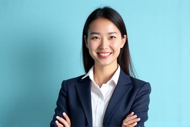 山本 優子氏のプロフェッショナルなヘッドショット